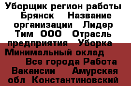 Уборщик(регион работы - Брянск) › Название организации ­ Лидер Тим, ООО › Отрасль предприятия ­ Уборка › Минимальный оклад ­ 32 000 - Все города Работа » Вакансии   . Амурская обл.,Константиновский р-н